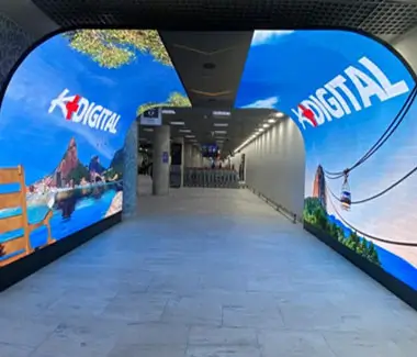 painel de led flexivel