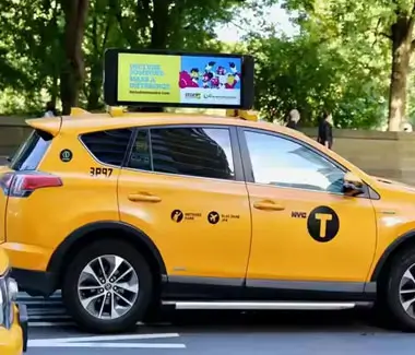 painel de led para taxi