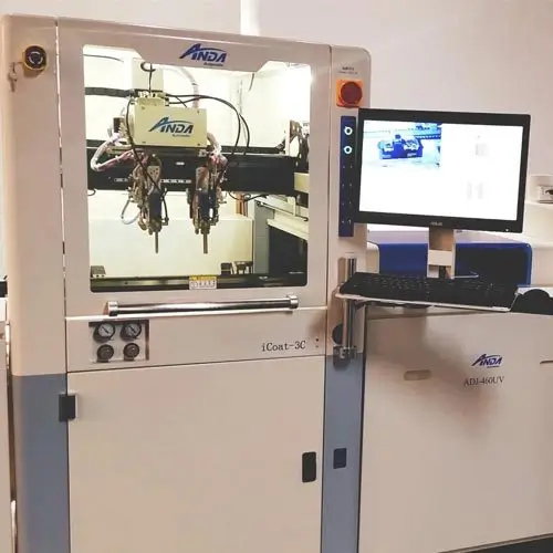 máquina automática de pulverização de tinta de três provas