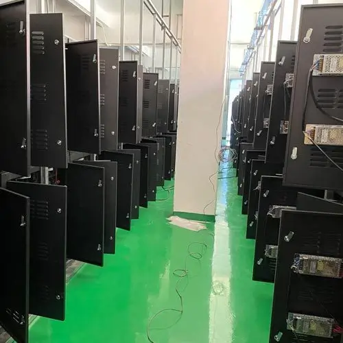tela de led envelhecida e finalizada