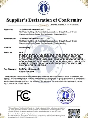 Certificação FCC