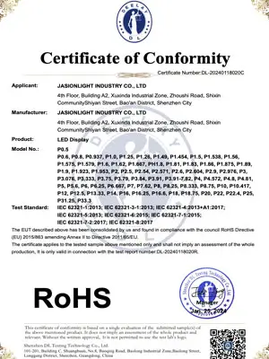 Certificação ROHS