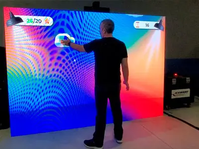 video wall interativa