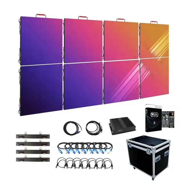 composição do painel de led