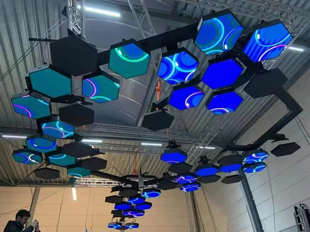 tela-LED-hexagonal-banner