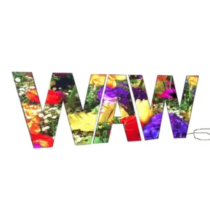 Serie di lettere a pannello LED TCG