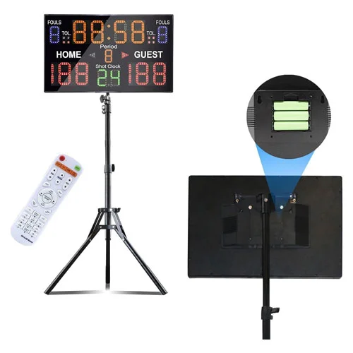 لوحة نتائج تعمل بالبطارية