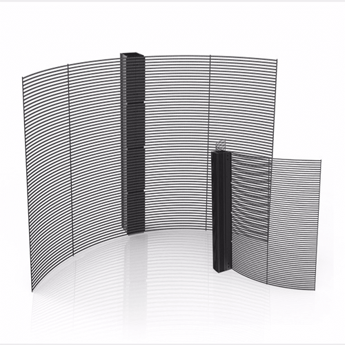 곡면 투명 플렉시블 LED 패널