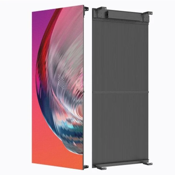 Display LED trasparente con griglia SMD.