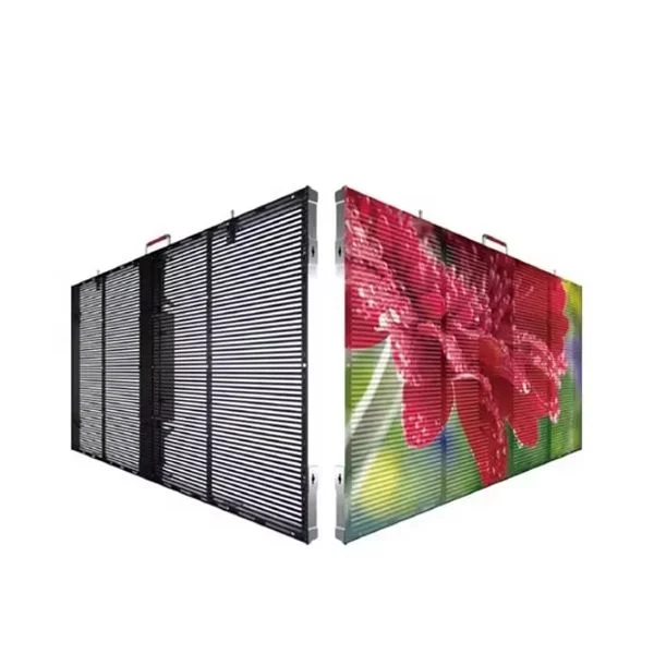 لوحة فيديو LED شفافة