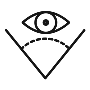 زاوية رؤية واسعة