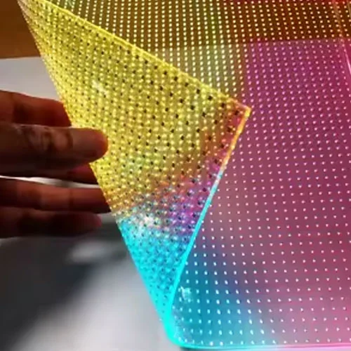Película-LED-Transparente-e-Flexível