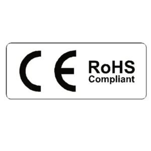 Qualidade garantida com certificações CE e RoHS.