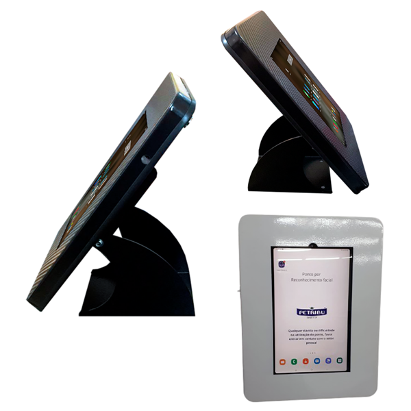 Tablet stand for countertop kiosk
