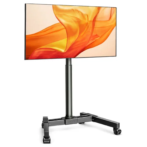 Mobile LED panel with wheels