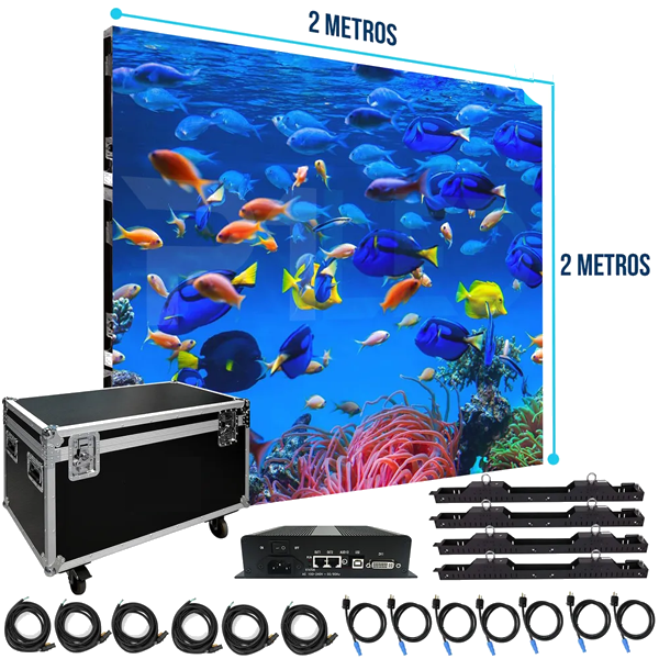 Panel LED 2x2 para iglesia