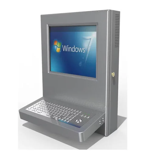 Wall-mounted computer kiosks