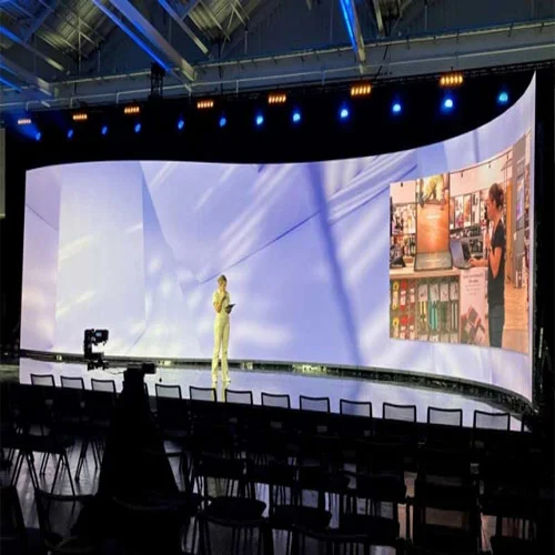 مسرح شاشة LED المنحنية
