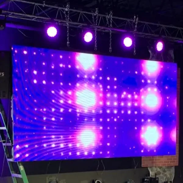 Suspended LED screens for churches