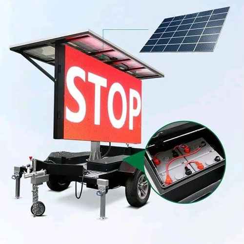 Battery-powered mobile LED panel