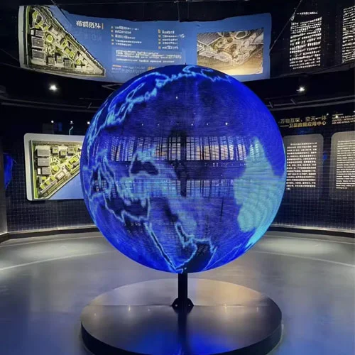 Прозрачная светодиодная сфера