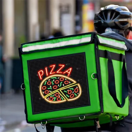 Large capacity LED delivery backpack