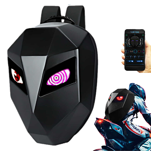 Mochila samurái con ojos LED