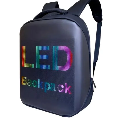 mochila com led