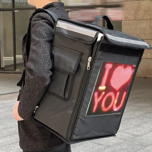 Mochila de reparto con luz LED