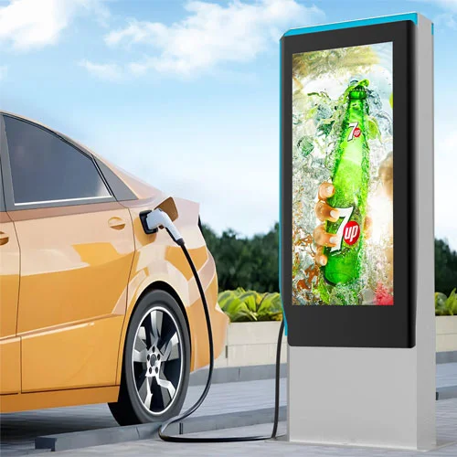 Exterior-Totem-for-Vehicle-Charger