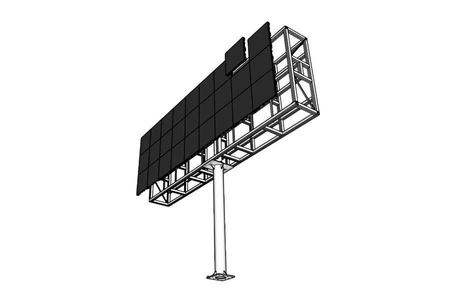 What is an outdoor LED panel frame?
