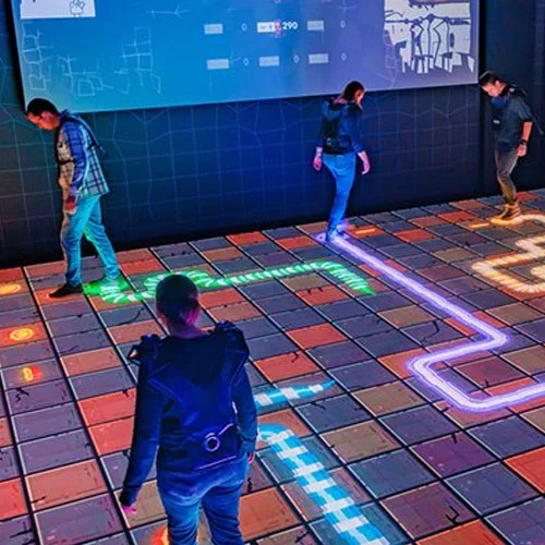 Paneles LED interactivos
