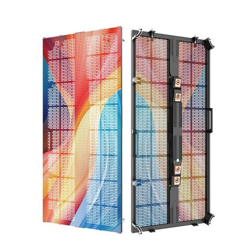 لوحة LED شفافة عمودية