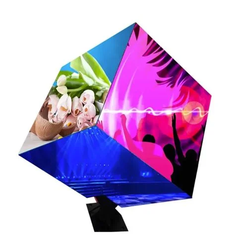 6-sided cubic LED panel