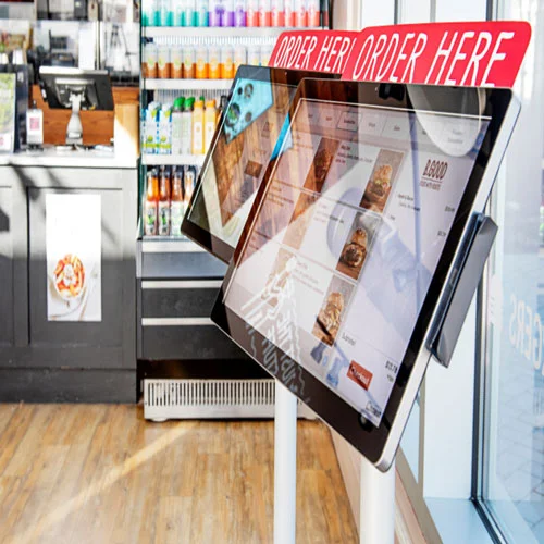 Quioscos para realizar pedidos en restaurantes y establecimientos de comida.