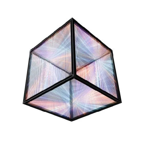 transparent cube LED displays