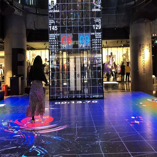 Pantallas LED de suelo