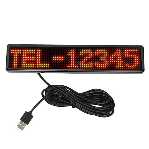 Panel LED electrónico autónomo (USB o sin conexión)