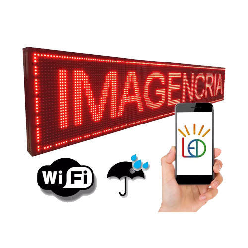 panel LED electrónico